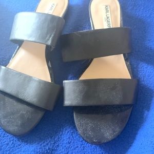 Karl Lagerfeld leather flats